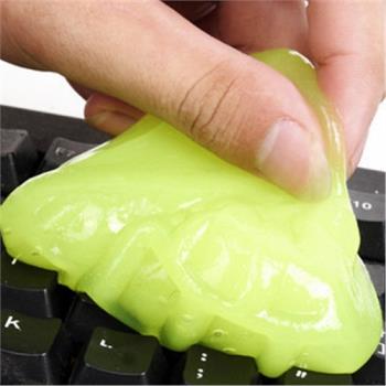 神奇多功能清潔軟膠 鍵盤清潔膠 電腦清潔膠清潔泥水晶魔力去塵膠
