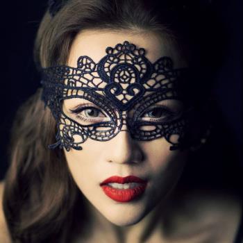 攝影寫真道具 蕾絲定型眼罩面罩 鏤空面紗面具 時尚性感拍照道具