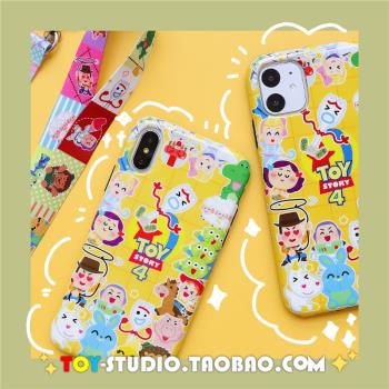 Q版蘋果11手機殼iphone 11pro MAX矽膠軟殼女X卡通手機保護套