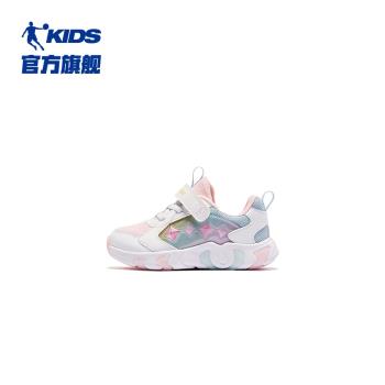中國喬丹兒童2023秋季新款嬰童鞋女童寶寶嬰兒輕便學步鞋兒童鞋子