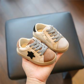寶寶1一2歲軟底春季女童休閑板鞋