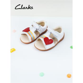 Clarks小女孩可愛寶寶兒童涼鞋