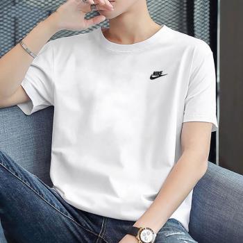 Nike夏季新款透氣純棉體恤男短袖