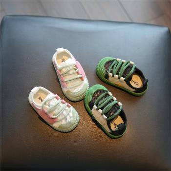 寶寶鞋夏季網面透氣軟底女寶學步鞋嬰兒鞋一1歲小童網鞋男童鞋子