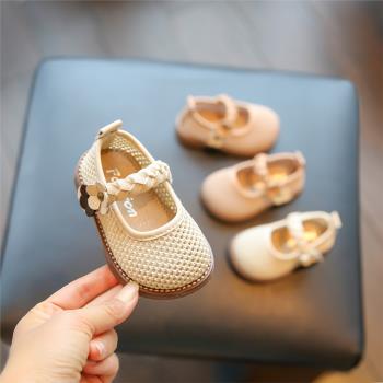 女寶寶鞋子秋季1一3歲女小童公主鞋軟底防滑嬰兒學步鞋時尚女童鞋