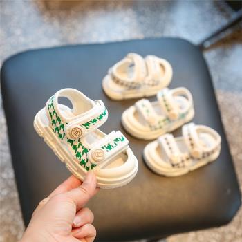 寶寶涼鞋女夏季1一3歲嬰兒鞋子小童鞋包頭男童鞋軟底學步鞋兒童鞋