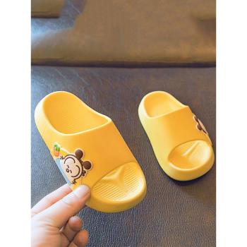 巴布豆兒童拖鞋男寶1歲女童男童夏季防滑外穿小孩小童室內寶寶2歲