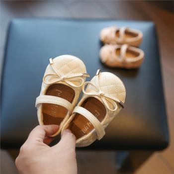 軟底0一1歲女寶寶春秋嬰兒鞋子