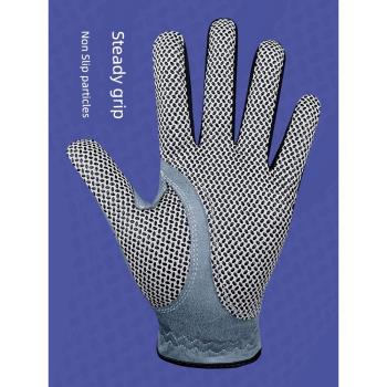 正品高爾夫手套 男士超纖布透氣防滑耐磨高爾夫球手套 單只可水洗