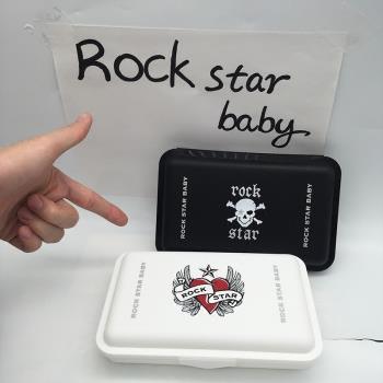 德國rock star baby 寶寶午餐盒兒童飯盒旅行餐盒飯碗便當玩具盒