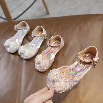 兒童韓版時尚水晶春夏季公主鞋