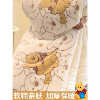 羊羔絨被子冬被加厚保暖兒童單人學生宿舍床棉被褥秋冬天12斤被芯
