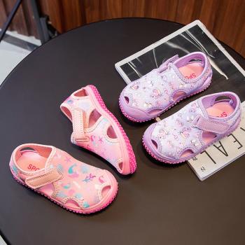 寶寶夏季防滑軟底幼兒園室內鞋