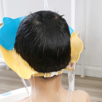 寶寶洗頭神器兒童洗頭擋水帽新生嬰兒洗澡帽耳朵防進水小孩遮水帽