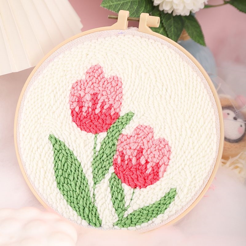 俄羅斯戳戳繡手工diy材料包戳戳樂中國風刺繡兒童毛線小女生秀花 針 ETMall網