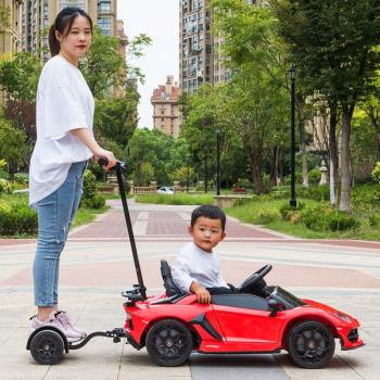 蘭博基尼兒童電動車四輪帶遙控寶寶可坐電動汽車大人可站親子童車