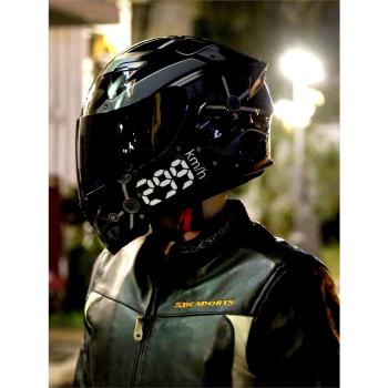 艾獅頭盔摩托車男女新國標全盔電動車個性四季夏季藍牙機車3C認證