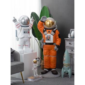 巨大容量太空人宇航員落地存錢罐創意客廳擺件新款儲蓄罐只進不出