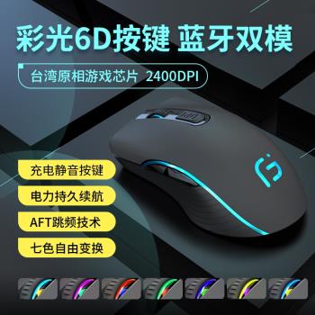 無線滑鼠藍芽可充電式靜音無聲筆記本臺式電腦遊戲辦公無限男女生