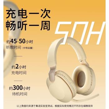 適用sony索尼藍牙耳機無線頭戴式有線降噪電競游戲專用耳麥高音質