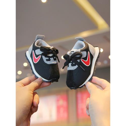 小童休閑運動鞋春季新款軟底學步鞋子男童老爹鞋女寶寶單鞋嬰兒鞋