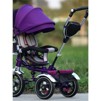 減震兒童三輪車推車翻轉座椅可躺寶寶自行車腳踏車可折疊1-3-5歲