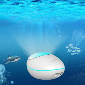 藍牙音響海洋星空投影燈智能觸控臥室床頭氛圍燈水紋燈創意情趣燈