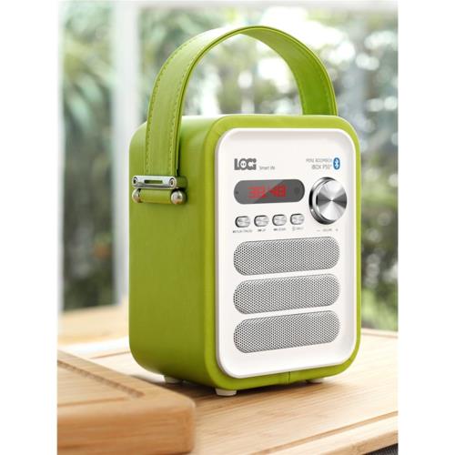 lociP50胎教可插卡藍牙音箱U盤倍速兒童音樂播放器耳機錄音收音機