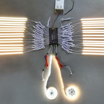 網紅樓梯踏步人體感應燈智能APP控制器led嵌入式暗藏梯步臺階燈帶