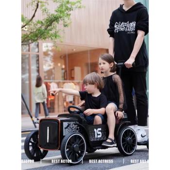 兒童電動車雙人可坐大人四輪遙控汽車小孩寶寶超大可站大人親子車