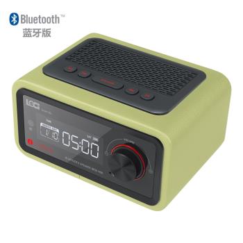 朗技 P20藍牙音箱收音機可插卡/U盤帶時鐘鬧鐘充電便捷音箱 特價