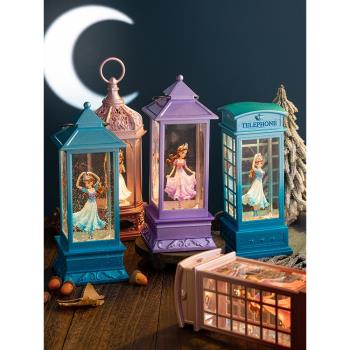 水晶球音樂盒艾莎公主旋轉芭蕾舞八音盒小女生女孩女童兒童節禮物