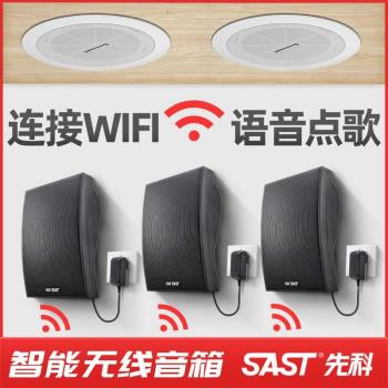 柏林之聲音效智慧語音無線藍芽吸頂商用餐廳用吊頂壁掛家用