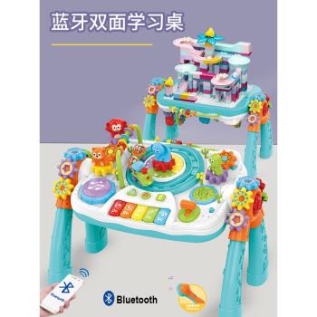 兒童多功能游戲桌嬰兒早教玩具積木桌6個月寶寶10益智一歲1六面體