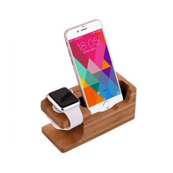 創意純實木手表手機充電支架多功能iwatch木質桌面裝飾多功能支架