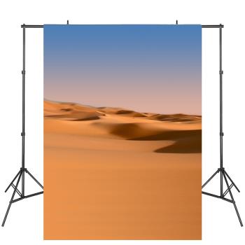 新款沙漠攝影背景布影樓兒童室內風景拍攝照相道具仿真數碼寫真布