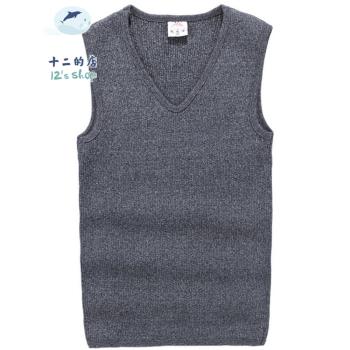 秋冬男女三層加厚純棉彈力貼身防風加大內衣熱能套頭馬甲保暖背心