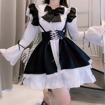 大碼200斤女裝大佬cos套裝女僕男扮女裝可愛偽娘衣服男初學者用品