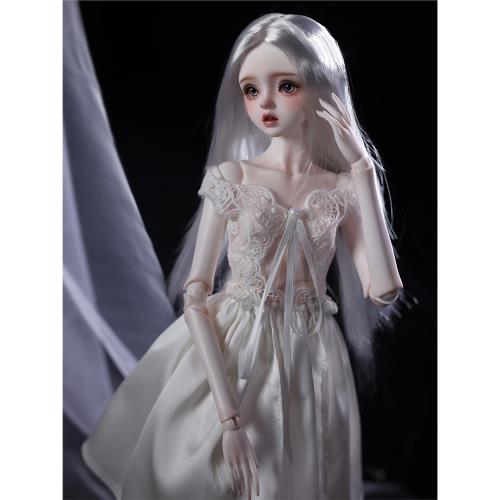 正版bjd4分女娃娃茶木SD人形玩偶貴族連衣裙手工娃多關節可動玩偶|BJD