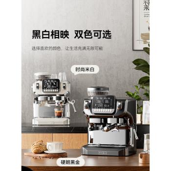 Stelang/雪特朗ST-520咖啡機小型家用意式全半自動研磨一體機商用