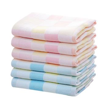 京京新疆棉格紗布童巾純棉毛巾 嬰兒童面巾新品柔軟吸水熱賣1條