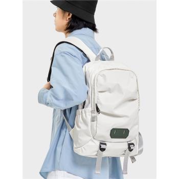 雙肩包大容量電腦背包旅行簡約休閑輕便通勤書包男大學生高中生