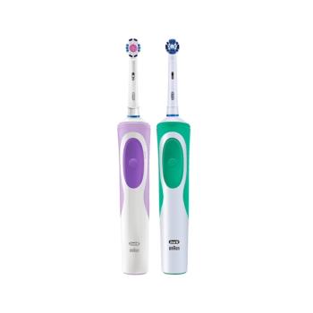 OralB/歐樂BD12電動牙刷充電成人男女情侶套裝2支充電式軟毛