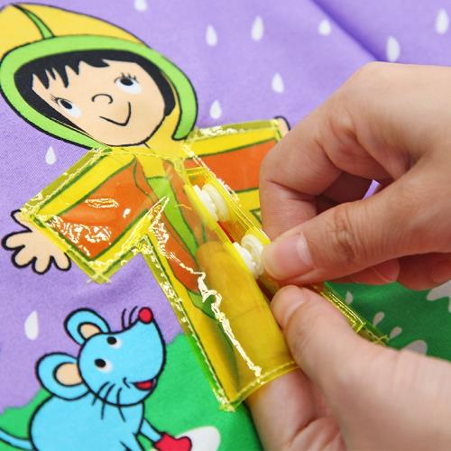 拉拉立體布書嬰兒早教撕不爛玩具書0-3歲寶寶益智啟蒙我學我會
