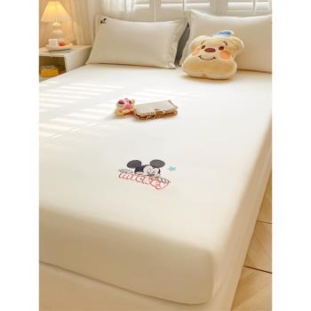 迪士尼卡通床笠單件床罩款床單兒童床套防滑全包床墊席夢思保護套