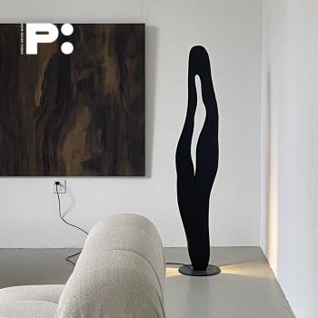 PRINT:H專利設計[雕塑]落地燈侘寂風北歐簡約客廳玄關裝飾擺件