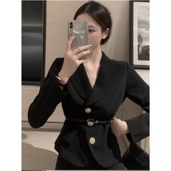 小香風女秋正式場合通勤輕熟西裝