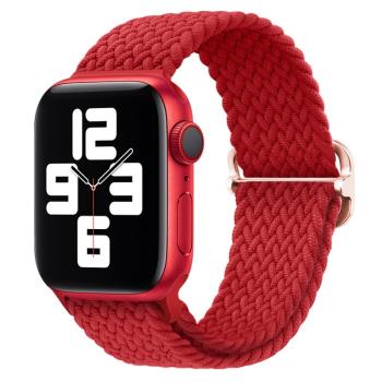 適用apple watch7/8/s9/s10表帶尼龍編織蘋果手錶表帶iwatch7/6/5/4/3/2/se滑扣可調節腕帶