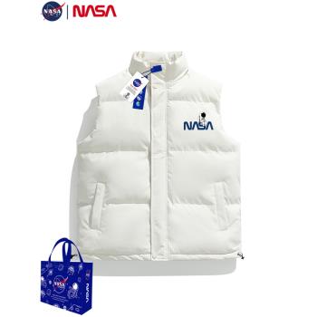 NASA男女春秋新款情侶羽絨棉馬甲