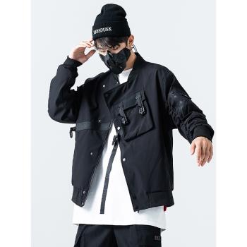 AOGZ春秋嘻哈機能風工裝外套夾克